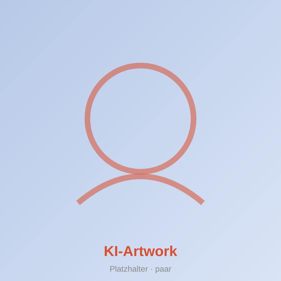 Pärchen als KI-Artwork im Stil Animation